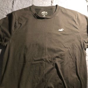 Black Hollister Curved Hem T-Shirt